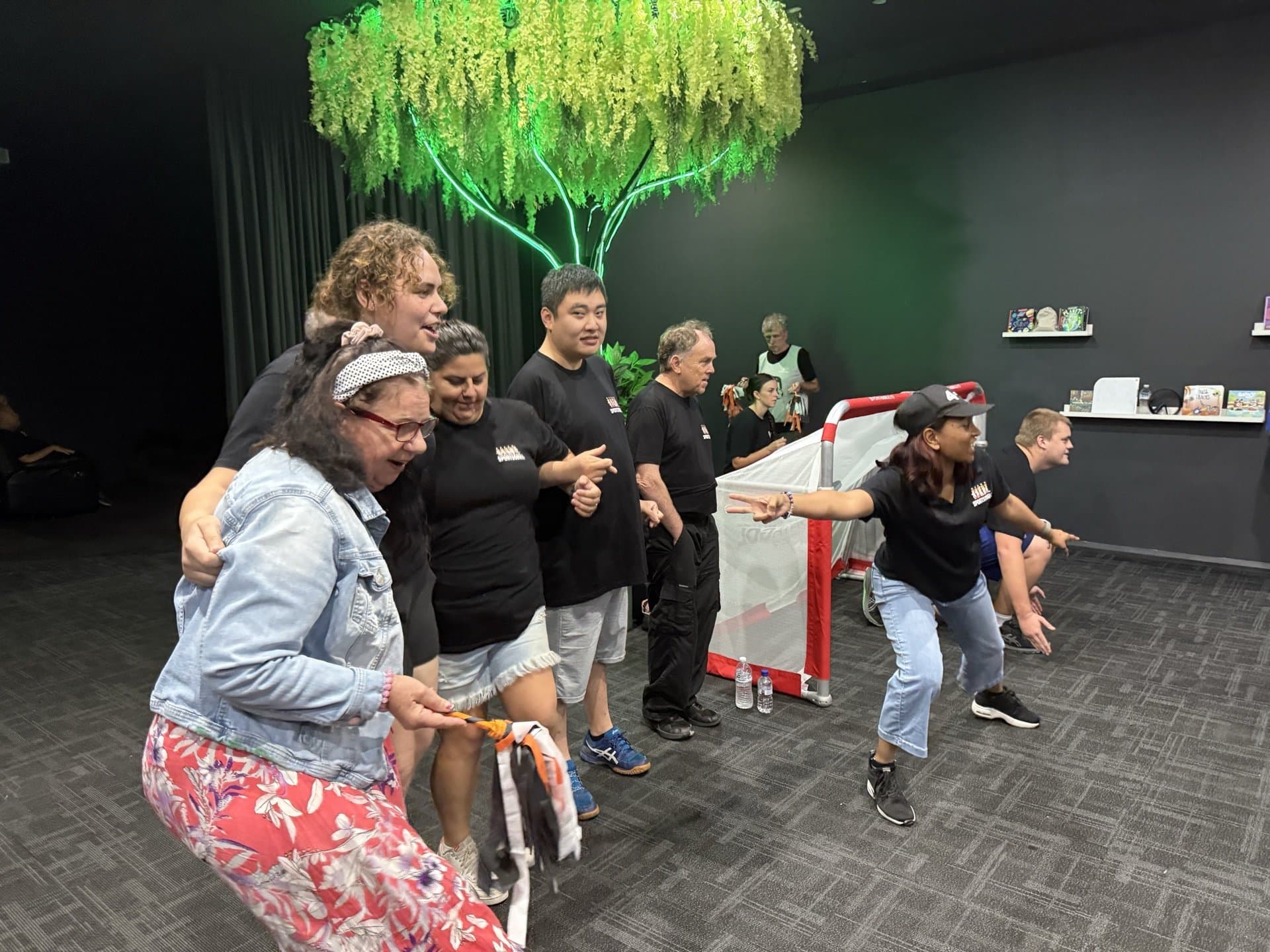 4titude day program participants engaged in health & fitness