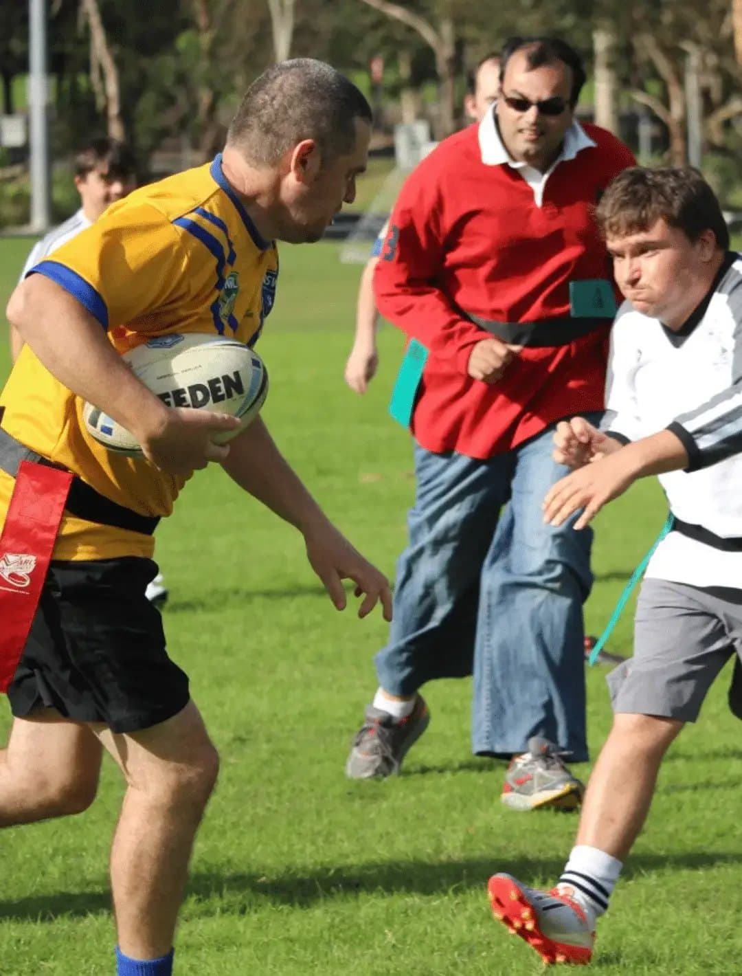 4titude participants competing in adaptive sport, game day energy and inclusion